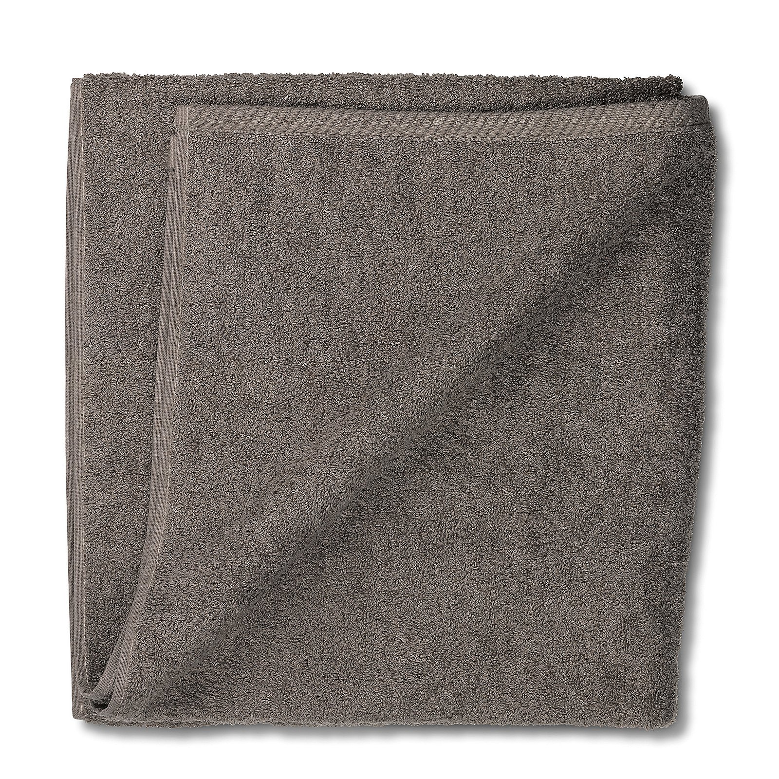 Serviette de bain gris caillou LADESSA