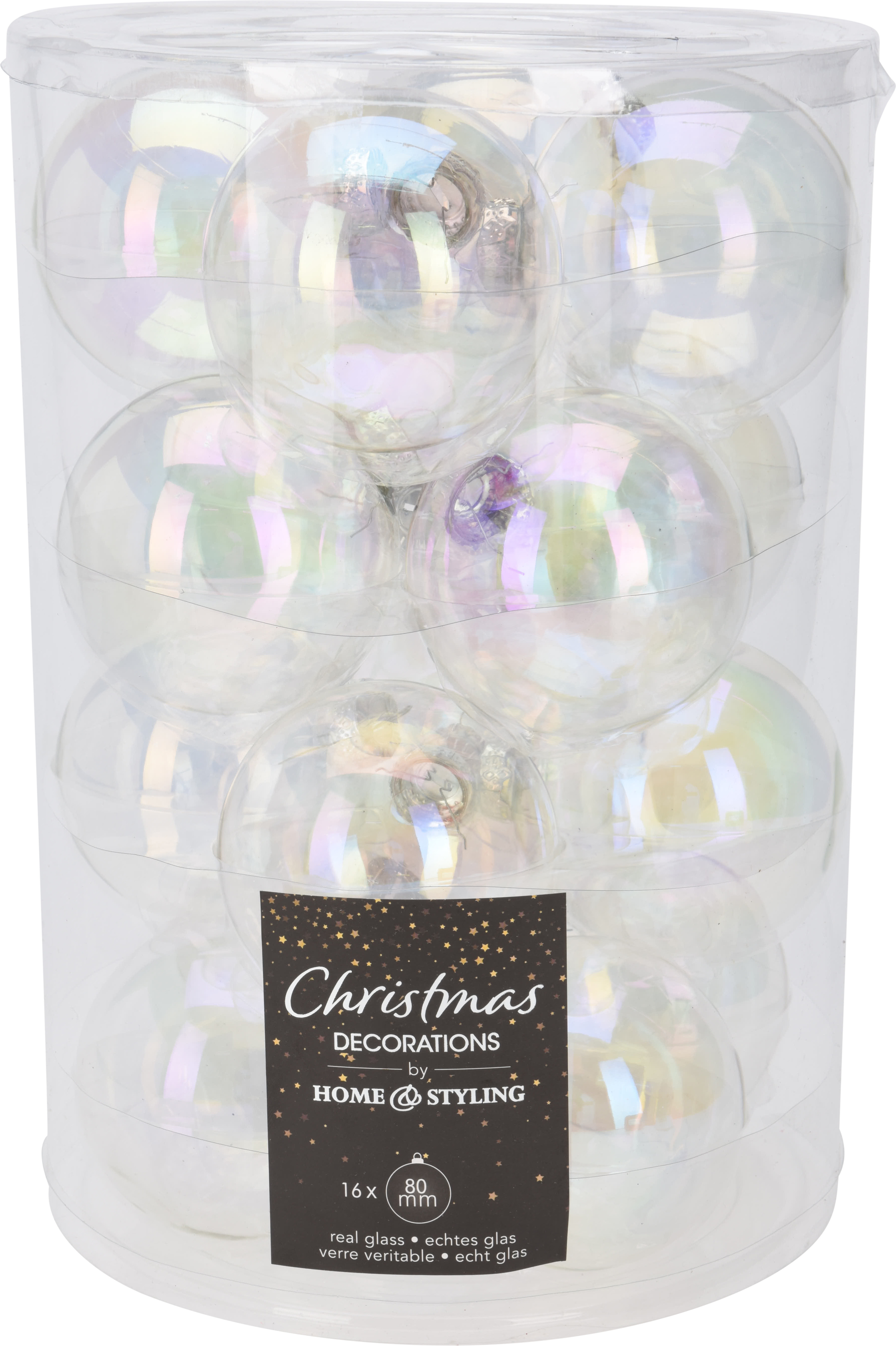 Boules en verre CHRISTMAS