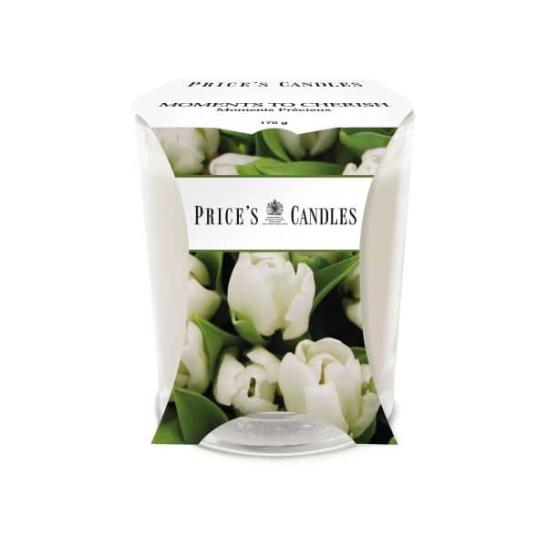 Bougie parfumée dans pot en verre Moments to Cherish PRICES