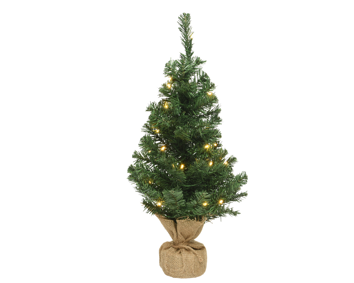 Mini sapin de Noël 60 cm avec guirlande LED IMPERIAL KIEFER