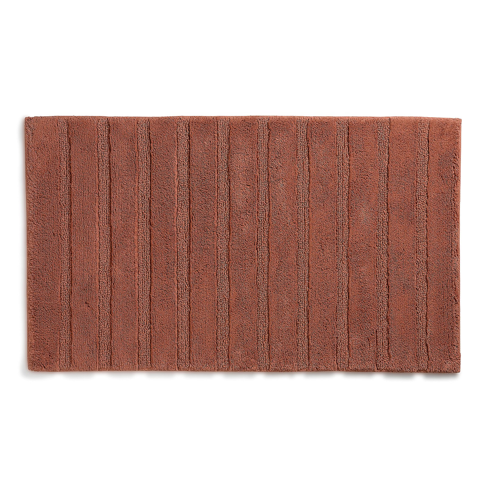 Tapis de bain terracotta MEGAN