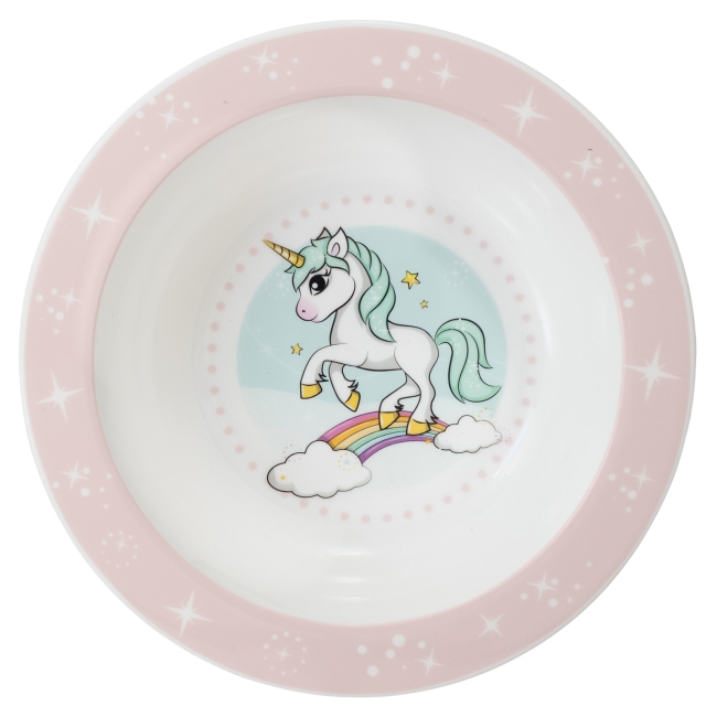 Teller tief Einhorn RAINBOW