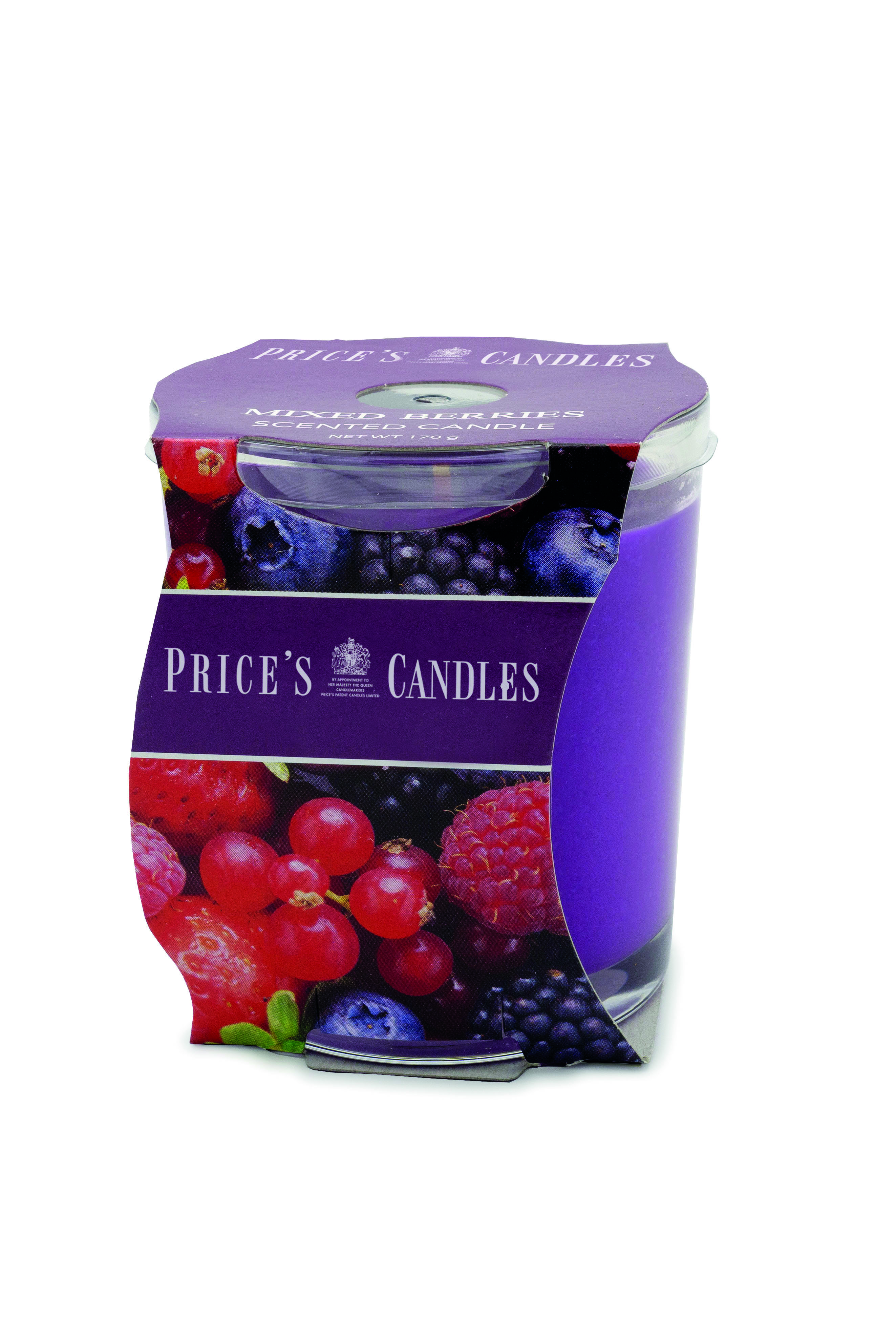 Bougie parfumée dans pot en verre Mixed Berries PRICES