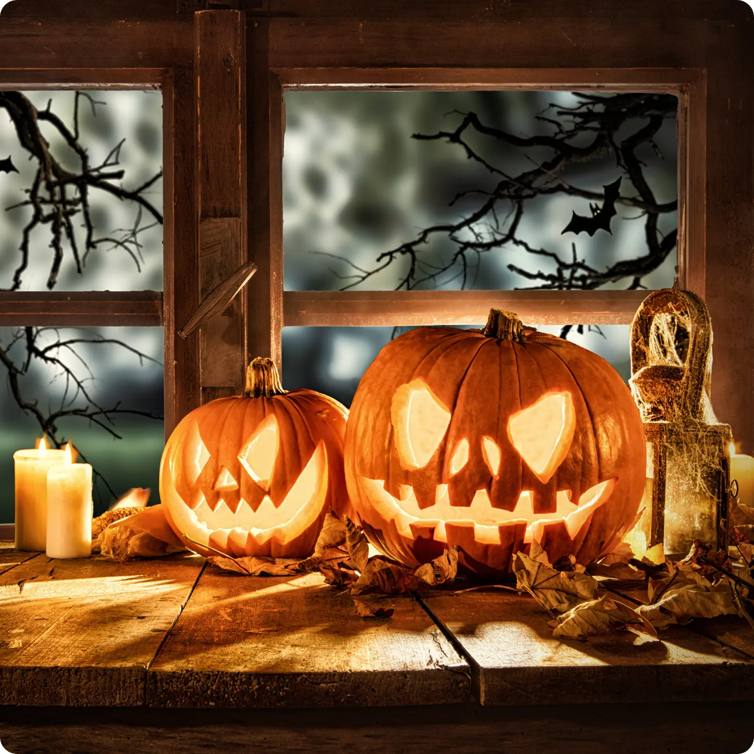 Décorations d'automne effrayantes pour Halloween