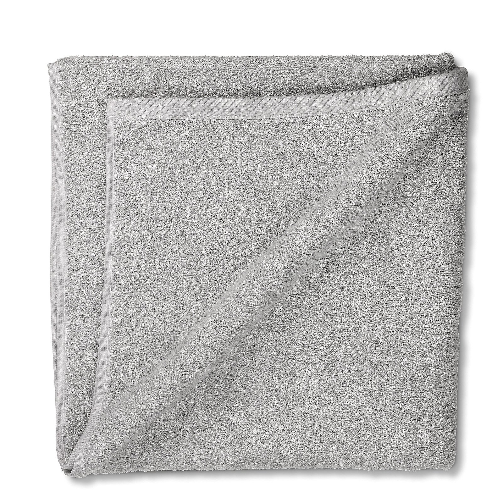 Serviette de bain gris pierre LADESSA