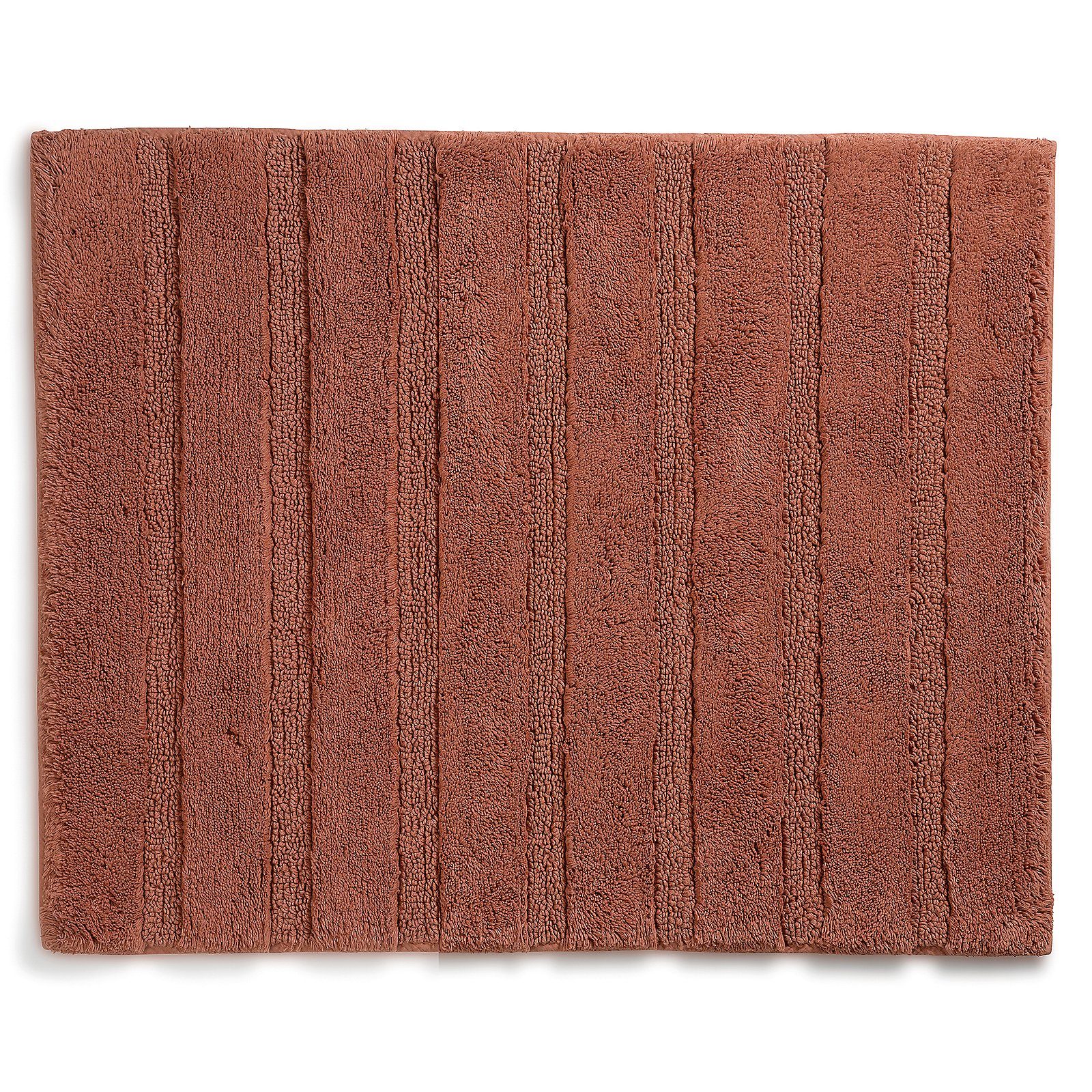 Tapis de bain terracotta MEGAN