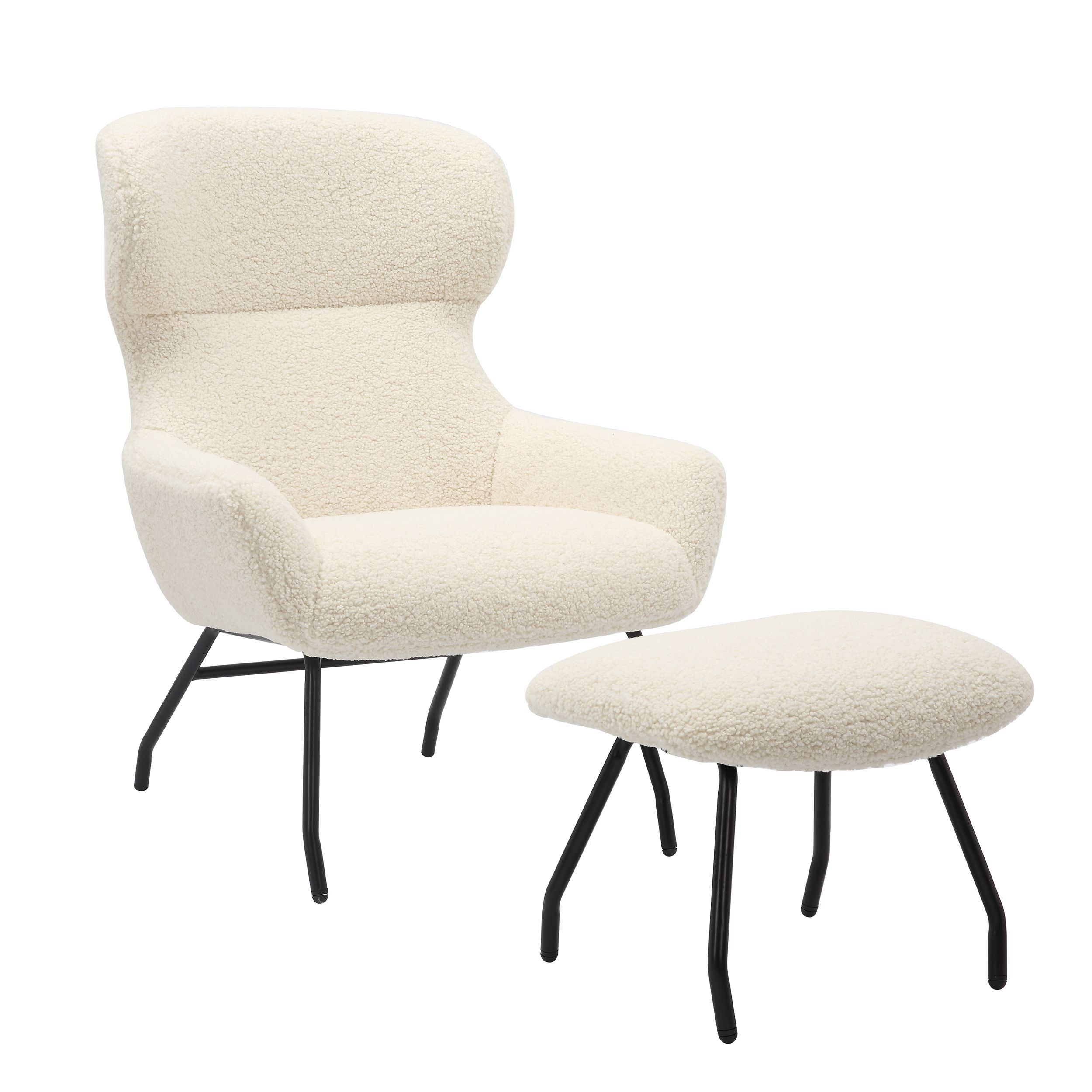 Fauteuil avec repose-pied 367810