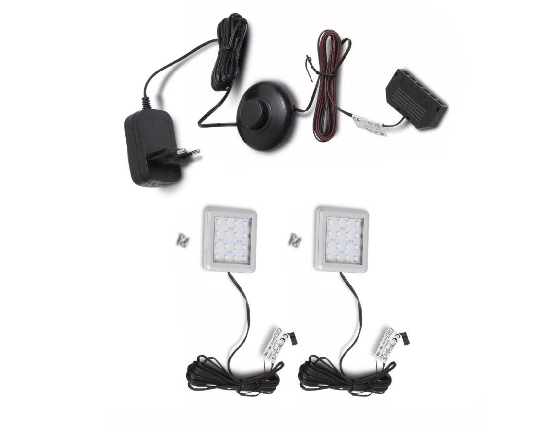 Lot de 2 spots LED XZBWWU 02