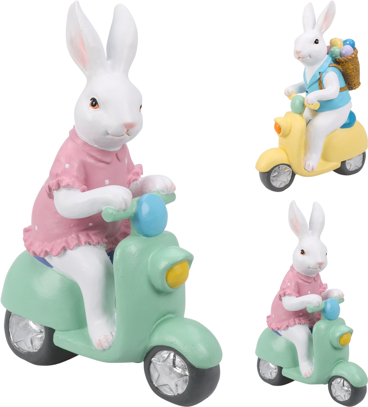 Lapin sur scooter EASTER