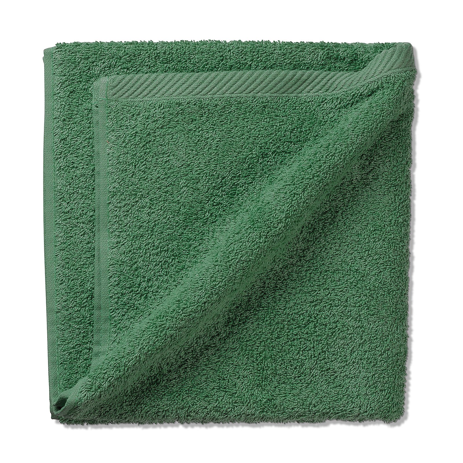 Serviette éponge feuille vert LADESSA