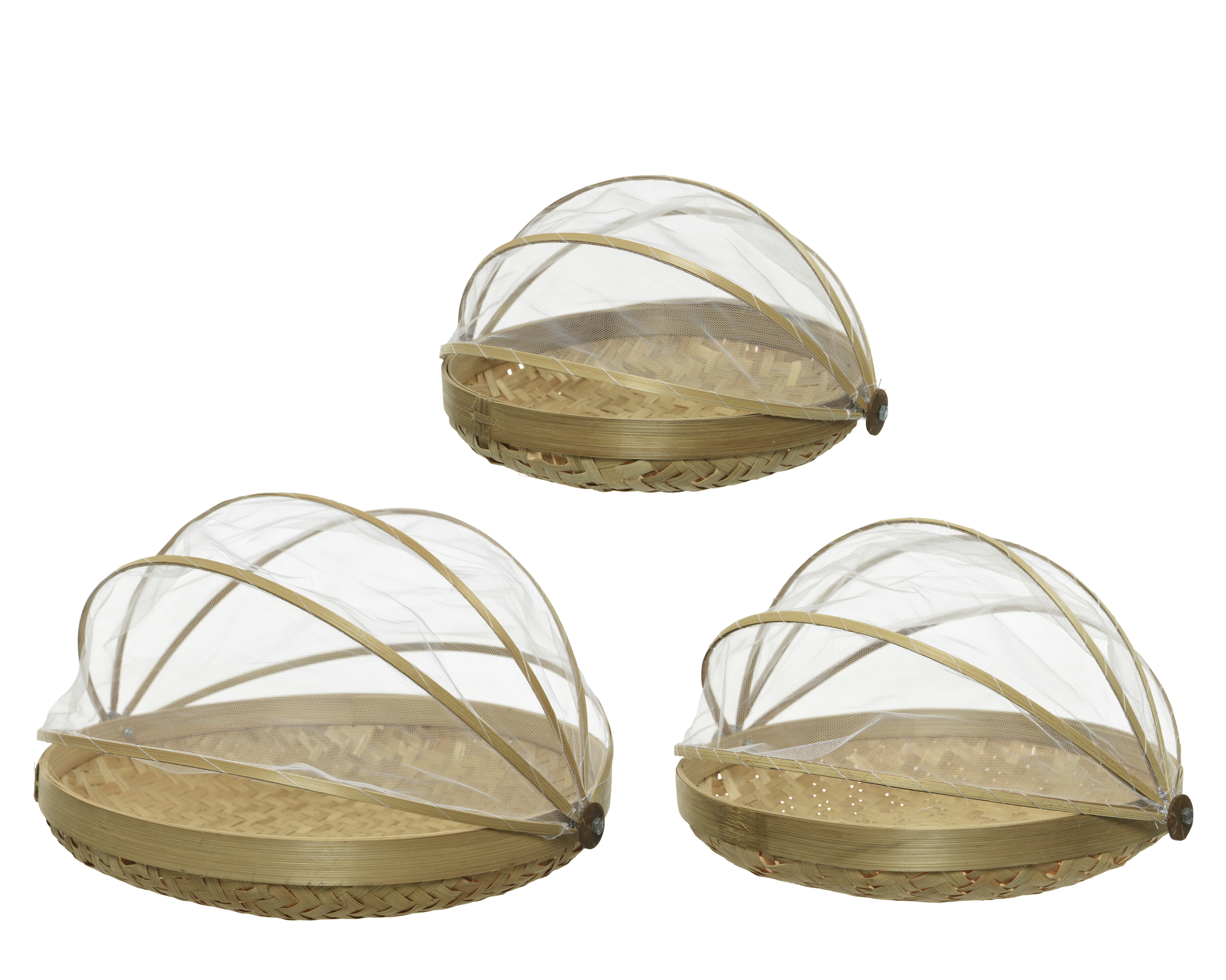 Cloche alimentaire en bambou 36cm MARRAKESCH