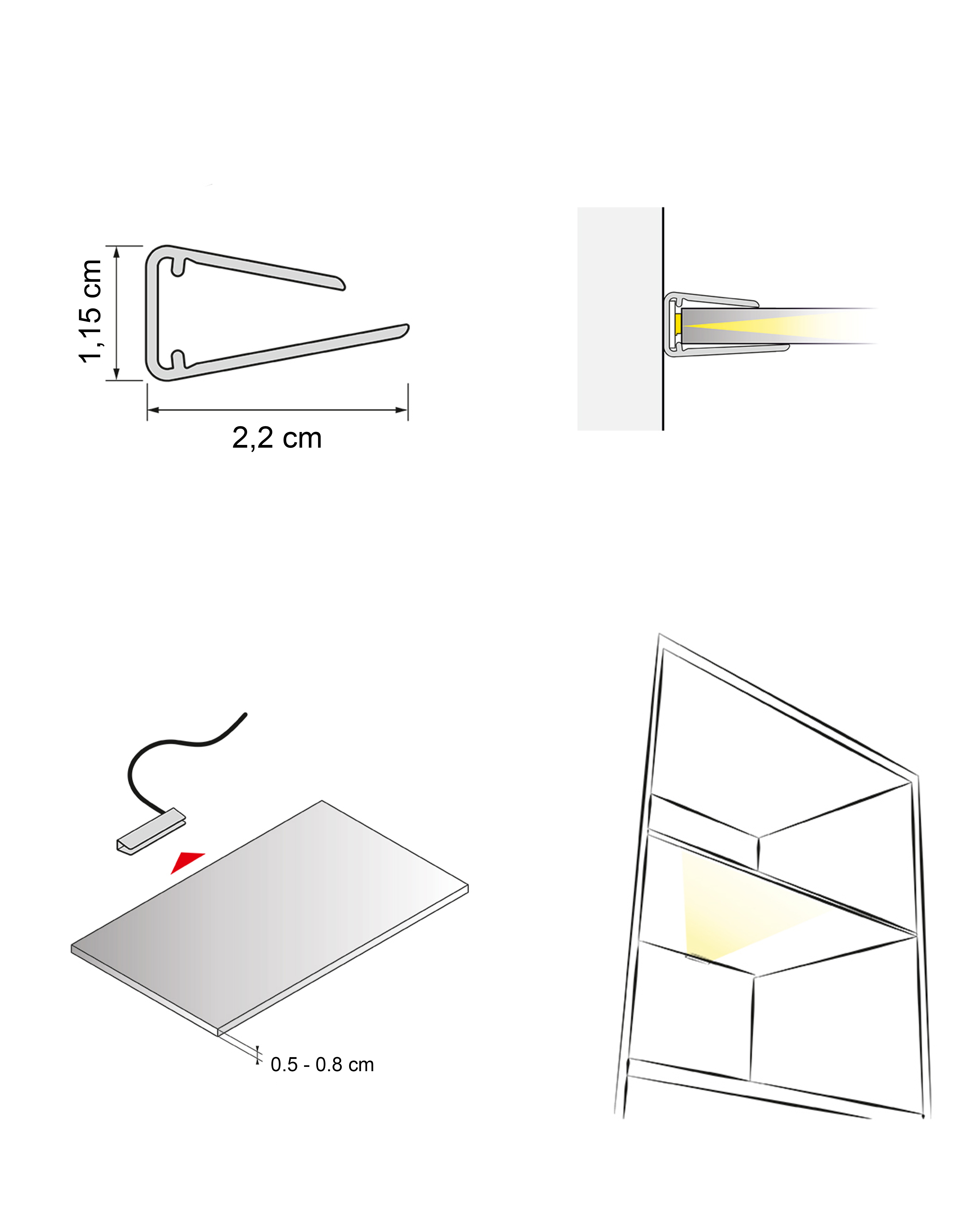 Kit d'éclairage LED 31 CARTAGO