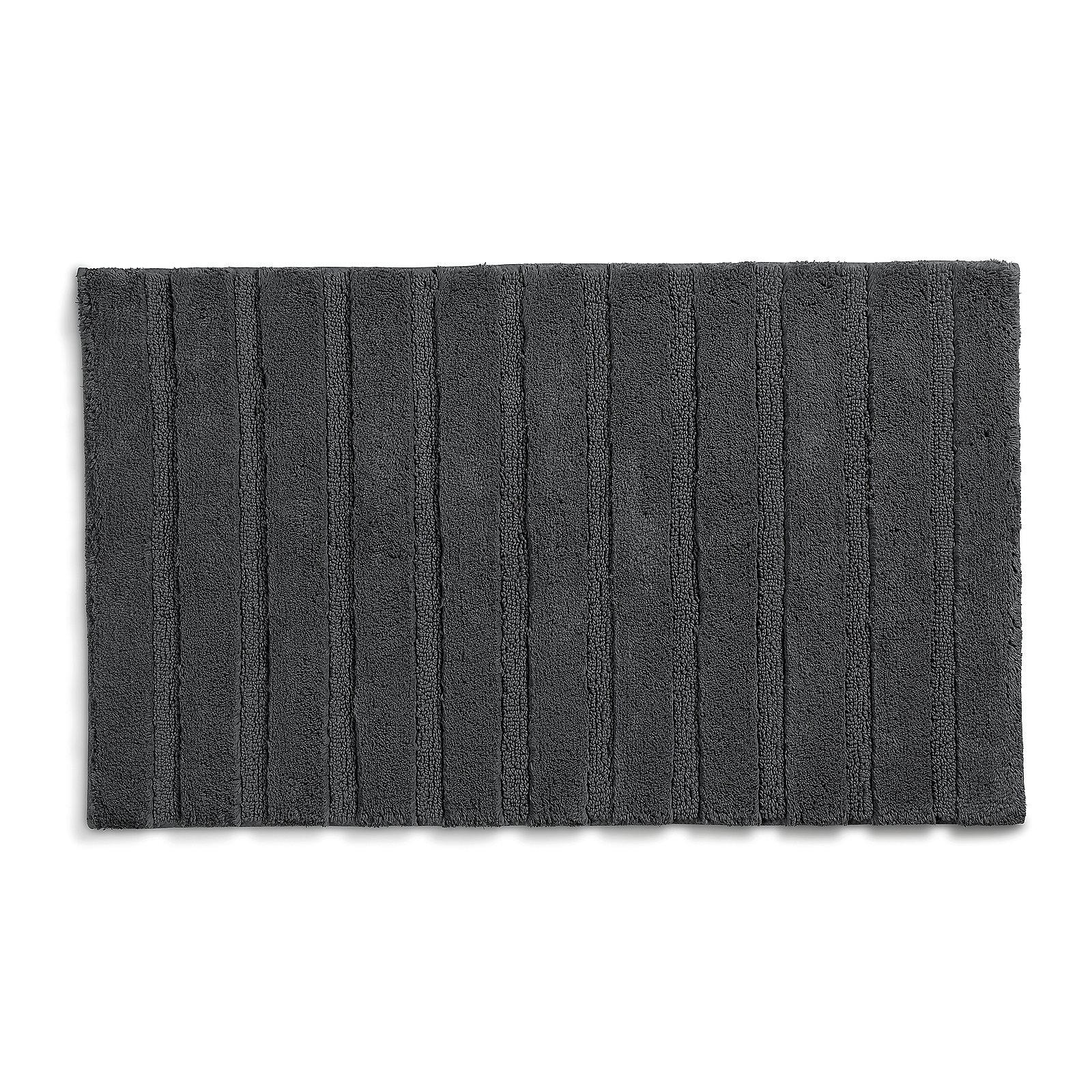 Tapis de bain gris granit MEGAN