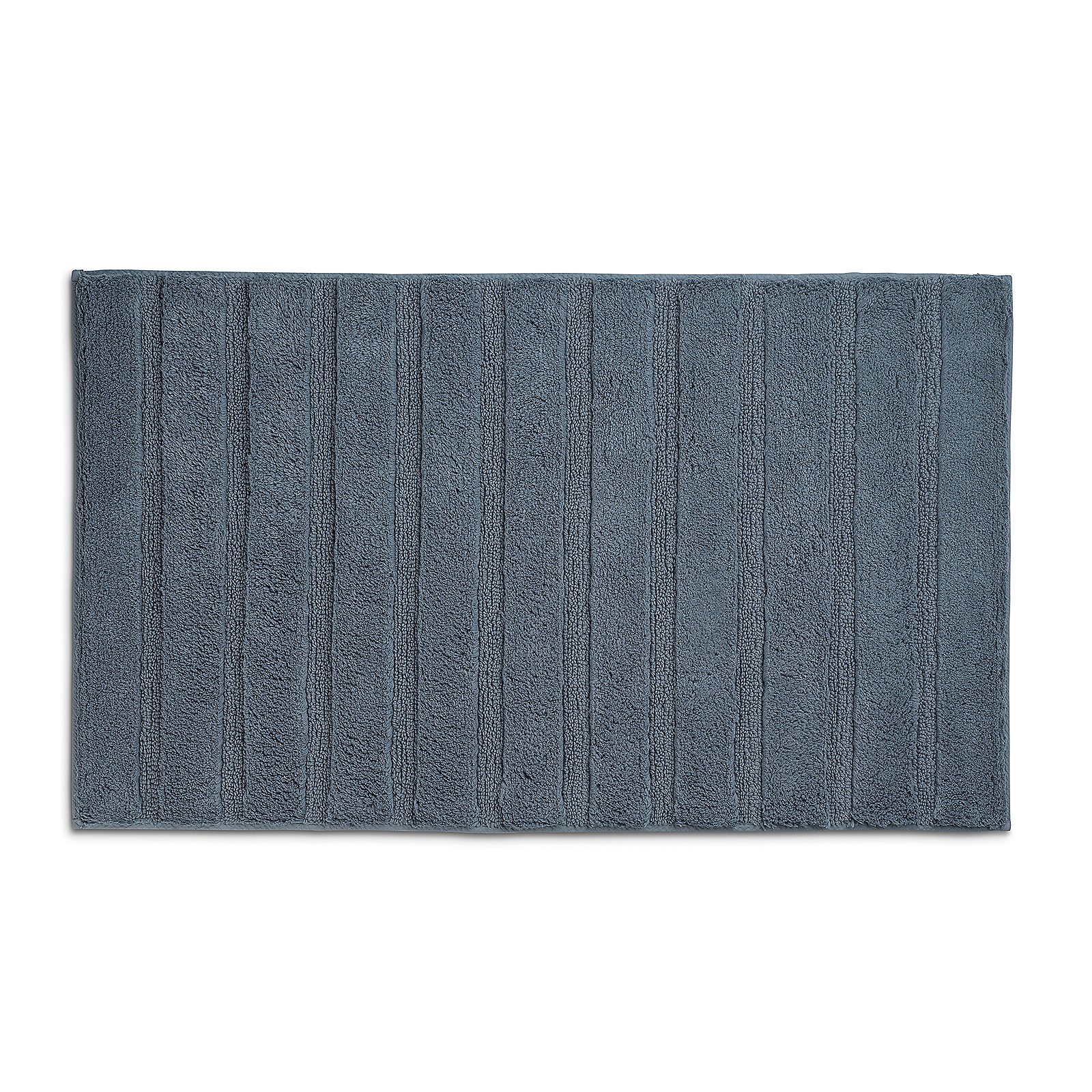 Tapis de bain bleu fumé MEGAN