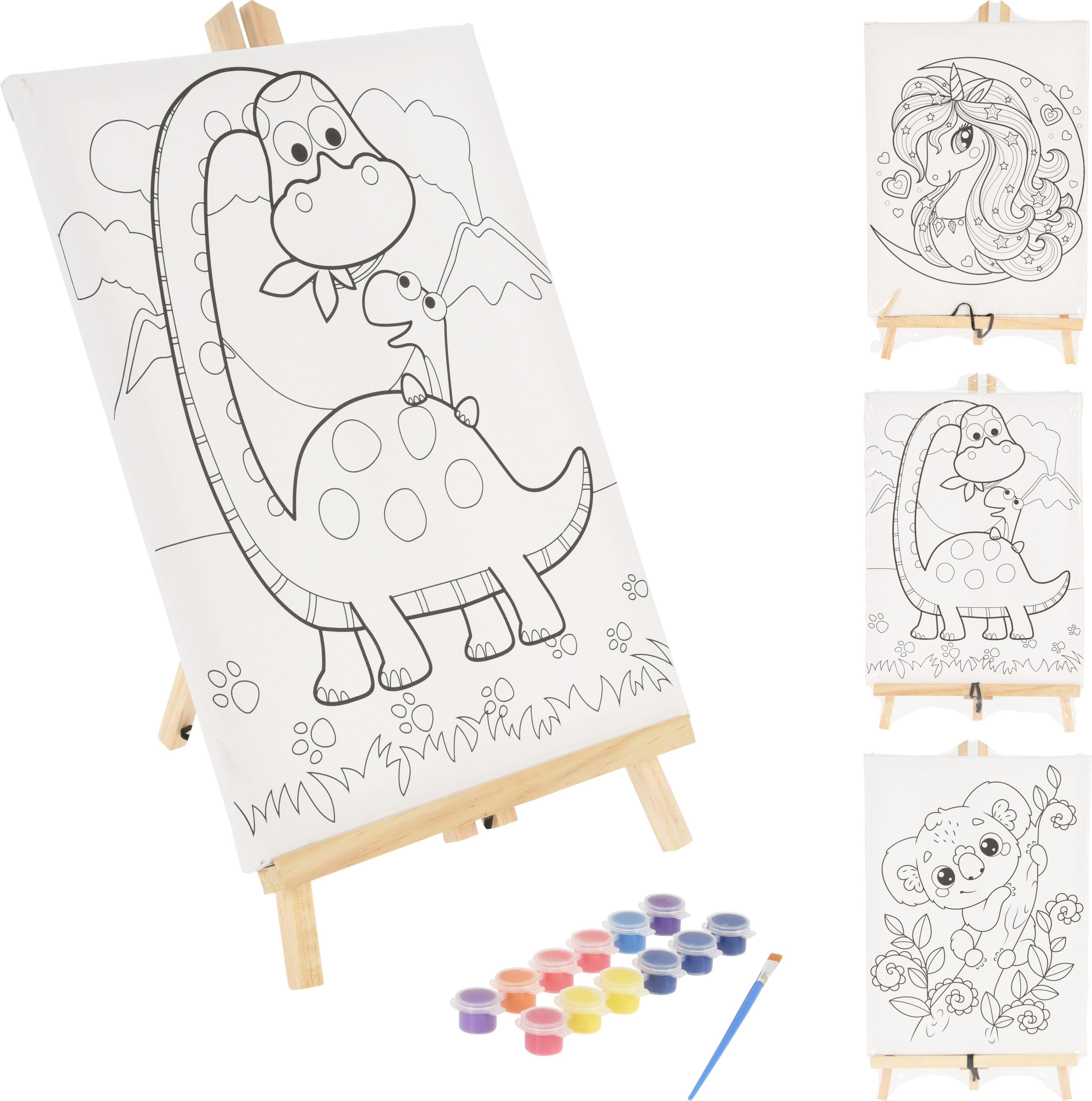 Kit de peinture pour enfant avec toile KIDS