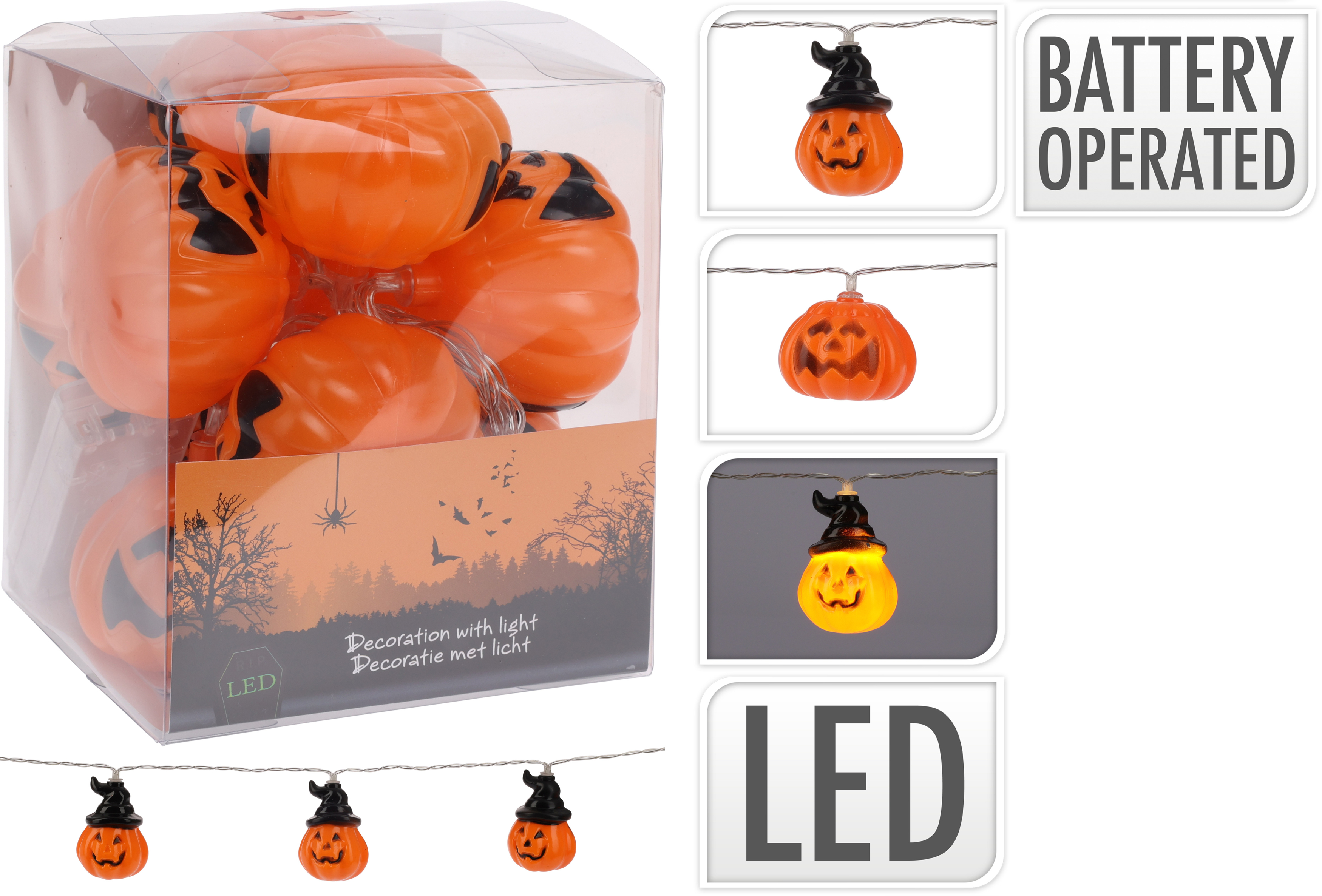 Guirlande lumineuse Halloween HALLOWEEN