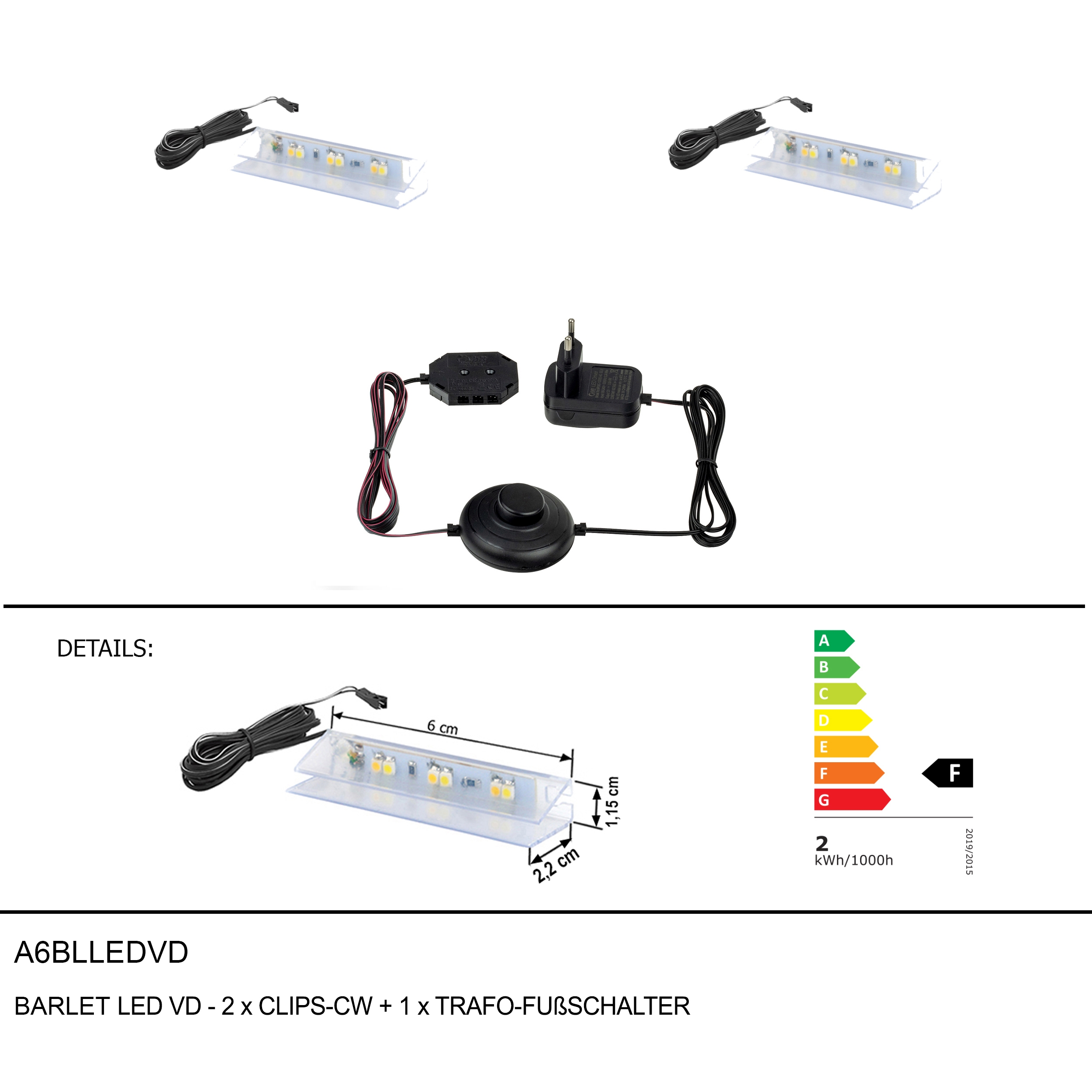 Set d'éclairage LED VD SOLEA